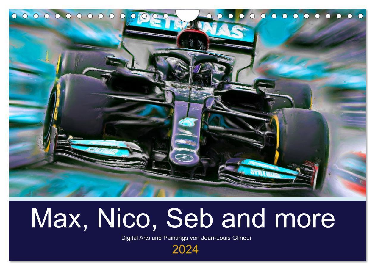 Max, Nico, Seb and more (Wandkalender 2024 DIN A4 quer), CALVENDO Monatskalender