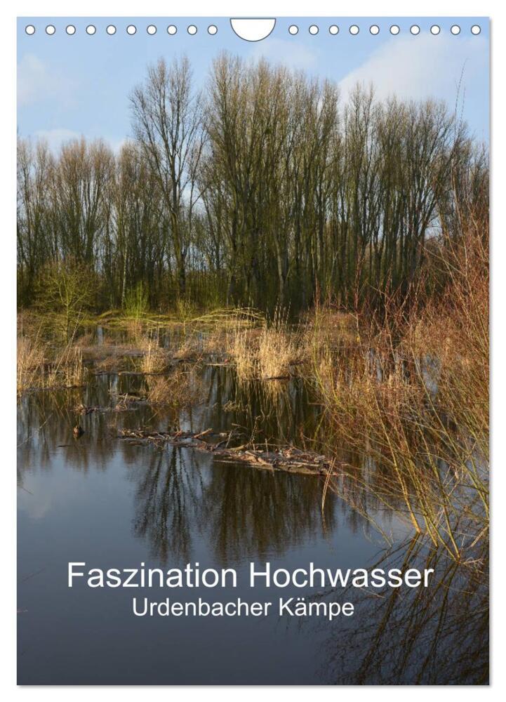 Faszination Hochwasser - Urdenbacher Kämpe (Wandkalender 2024 DIN A4 hoch), CALVENDO Monatskalender
