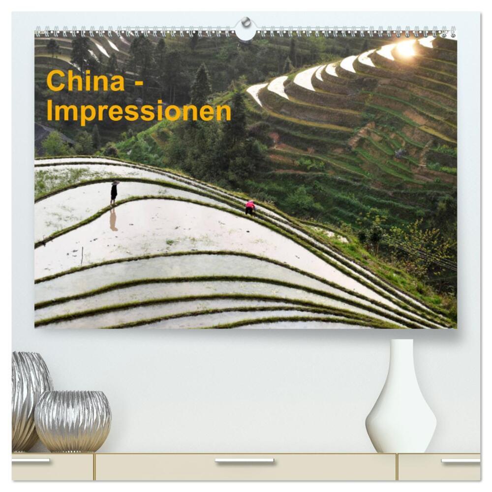 China-Impressionen (hochwertiger Premium Wandkalender 2024 DIN A2 quer), Kunstdruck in Hochglanz