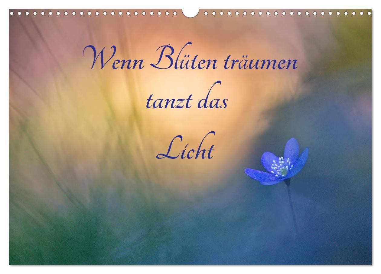 Wenn Blüten träumen tanzt das Licht (Wandkalender 2024 DIN A3 quer), CALVENDO Monatskalender
