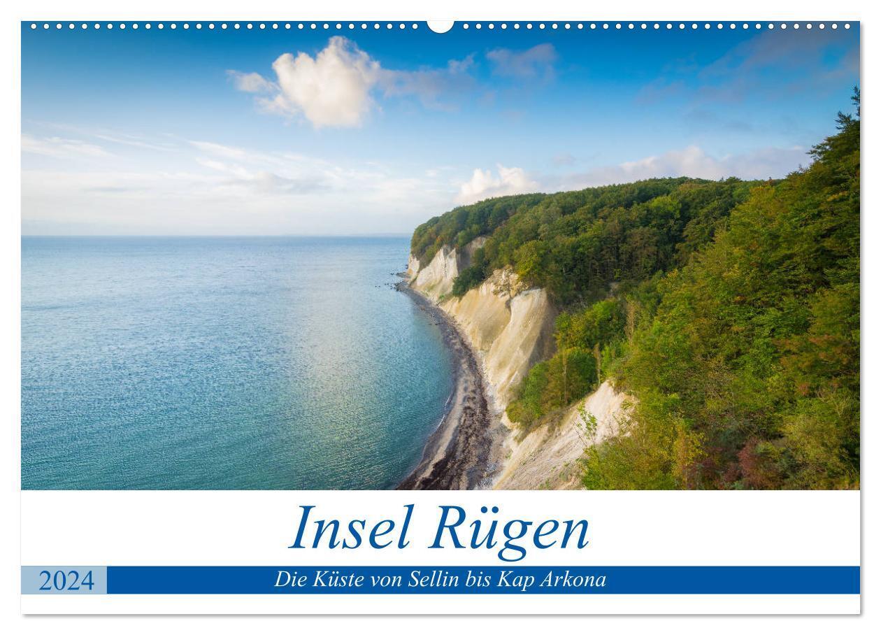 Insel Rügen - Die Küste von Sellin bis Kap Arkona (Wandkalender 2024 DIN A2 quer), CALVENDO Monatskalender