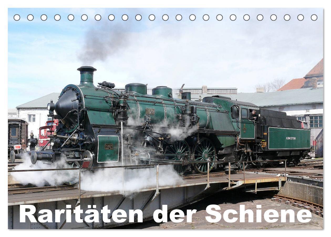 Raritäten der Schiene (Tischkalender 2024 DIN A5 quer), CALVENDO Monatskalender