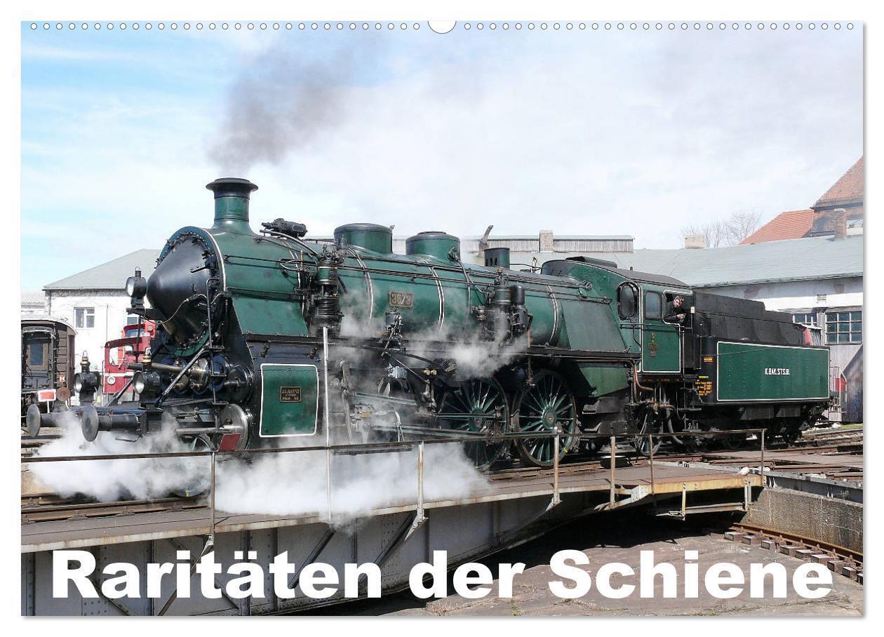 Raritäten der Schiene (Wandkalender 2024 DIN A2 quer), CALVENDO Monatskalender