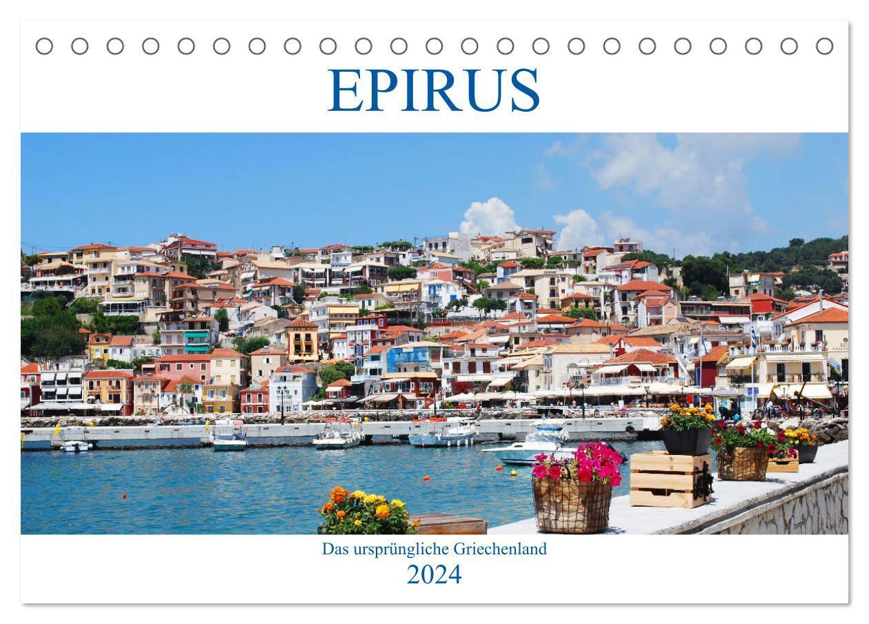 Epirus - Das ursprüngliche Griechenland (Tischkalender 2024 DIN A5 quer), CALVENDO Monatskalender