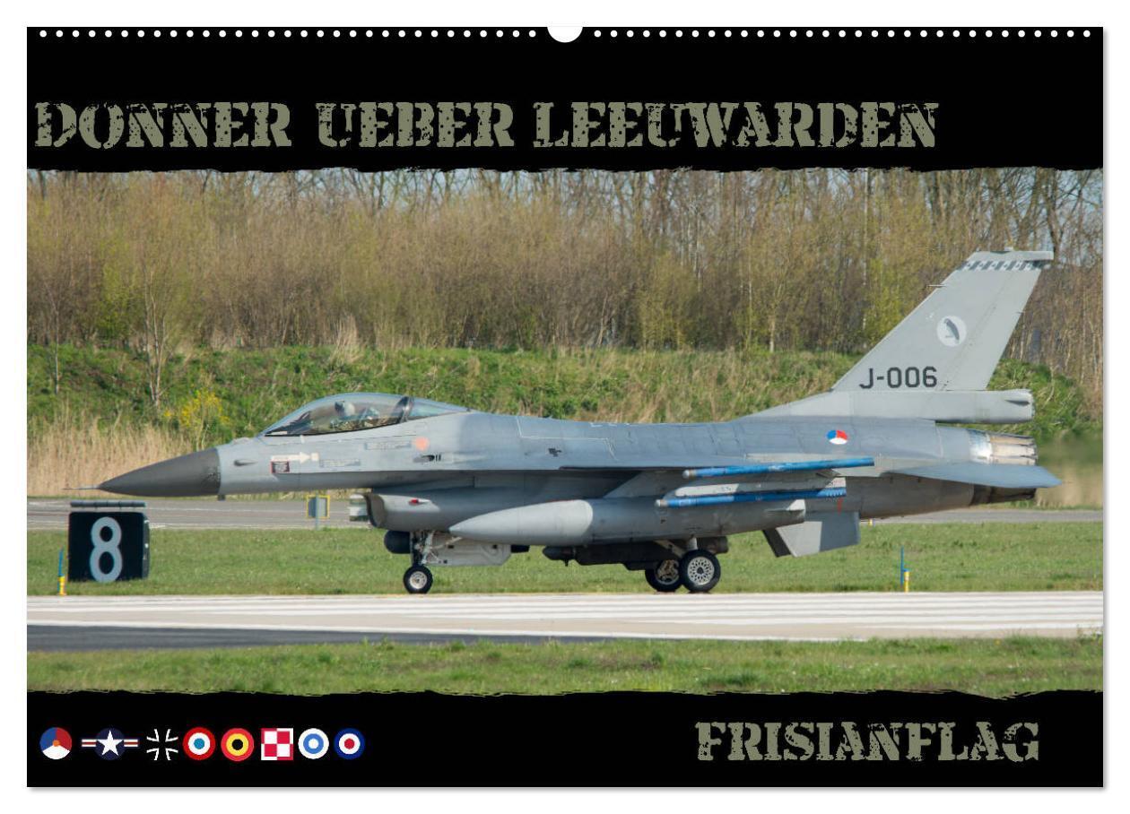 Donner ueber Leeuwarden (Wandkalender 2024 DIN A2 quer), CALVENDO Monatskalender