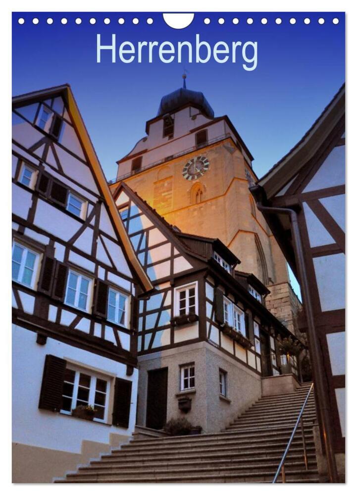 Herrenberg (Wandkalender 2024 DIN A4 hoch), CALVENDO Monatskalender