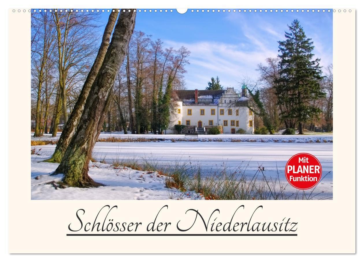 Schlösser der Niederlausitz (Wandkalender 2024 DIN A2 quer), CALVENDO Monatskalender