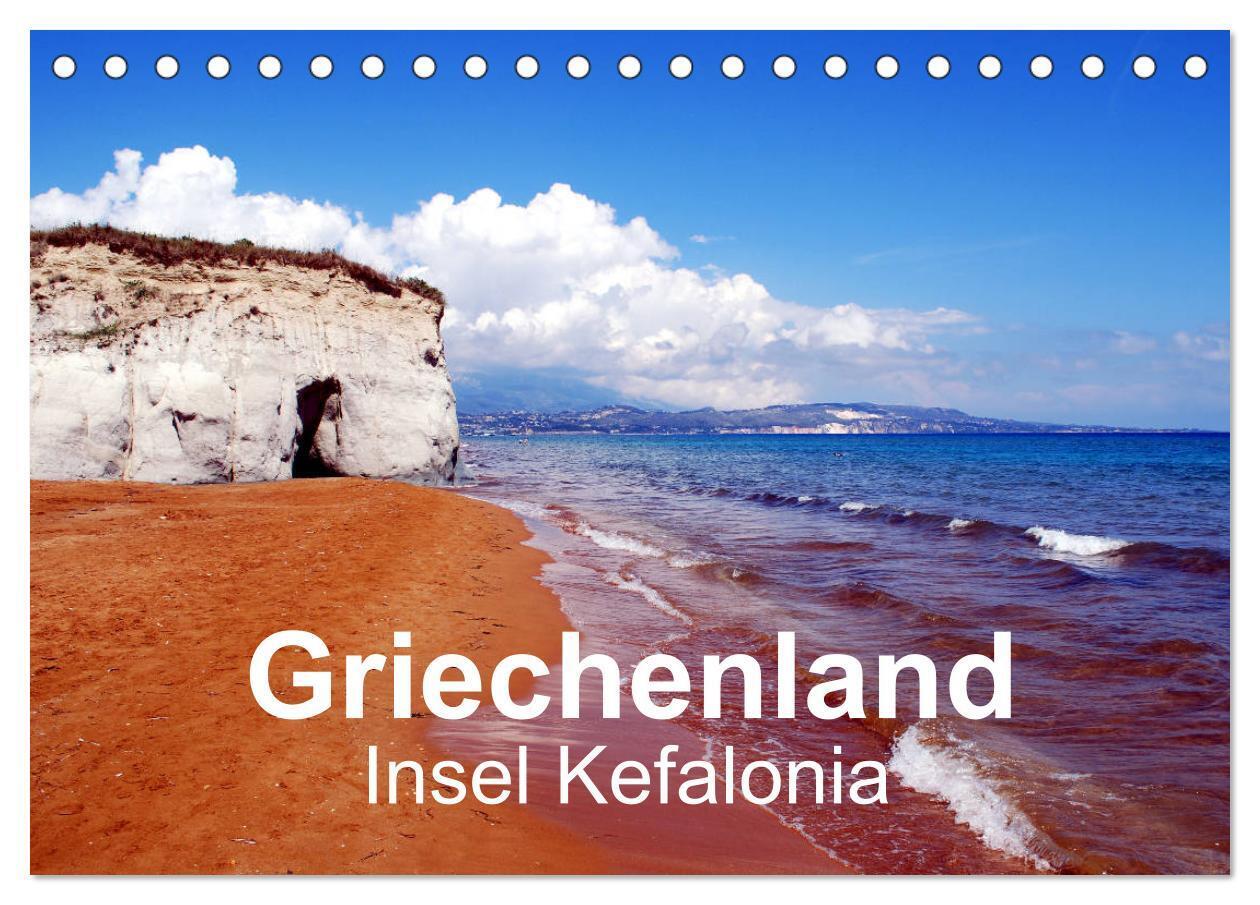 Griechenland - Insel Kefalonia (Tischkalender 2024 DIN A5 quer), CALVENDO Monatskalender
