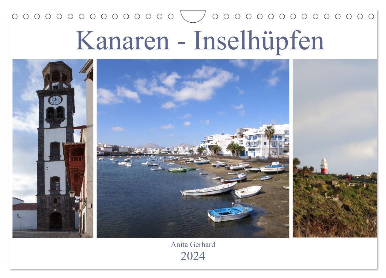 Kanaren - Inselhüpfen (Wandkalender 2024 DIN A4 quer), CALVENDO Monatskalender