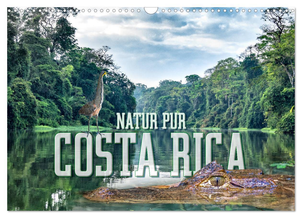 Natur pur, Costa Rica (Wandkalender 2024 DIN A3 quer), CALVENDO Monatskalender