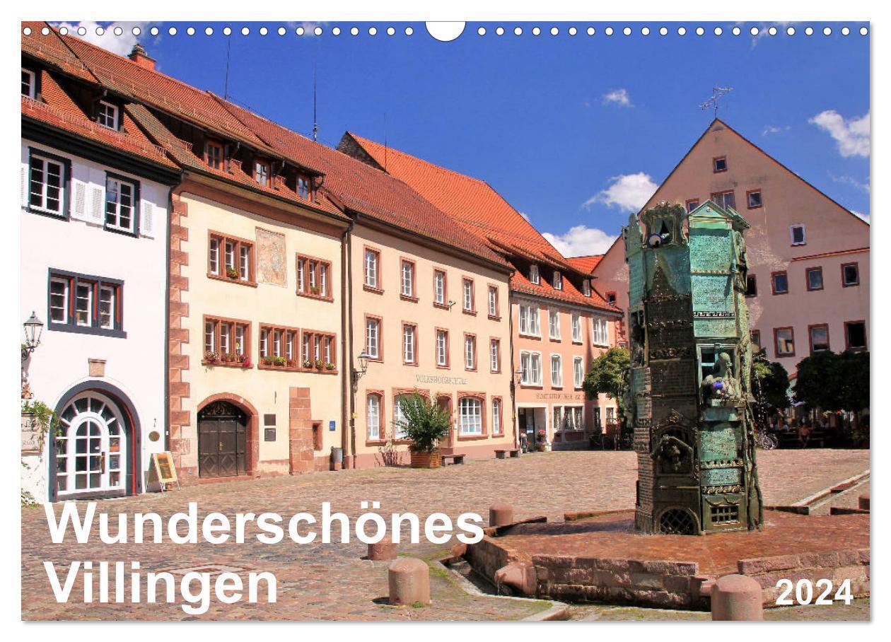 Wunderschönes Villingen (Wandkalender 2024 DIN A3 quer), CALVENDO Monatskalender