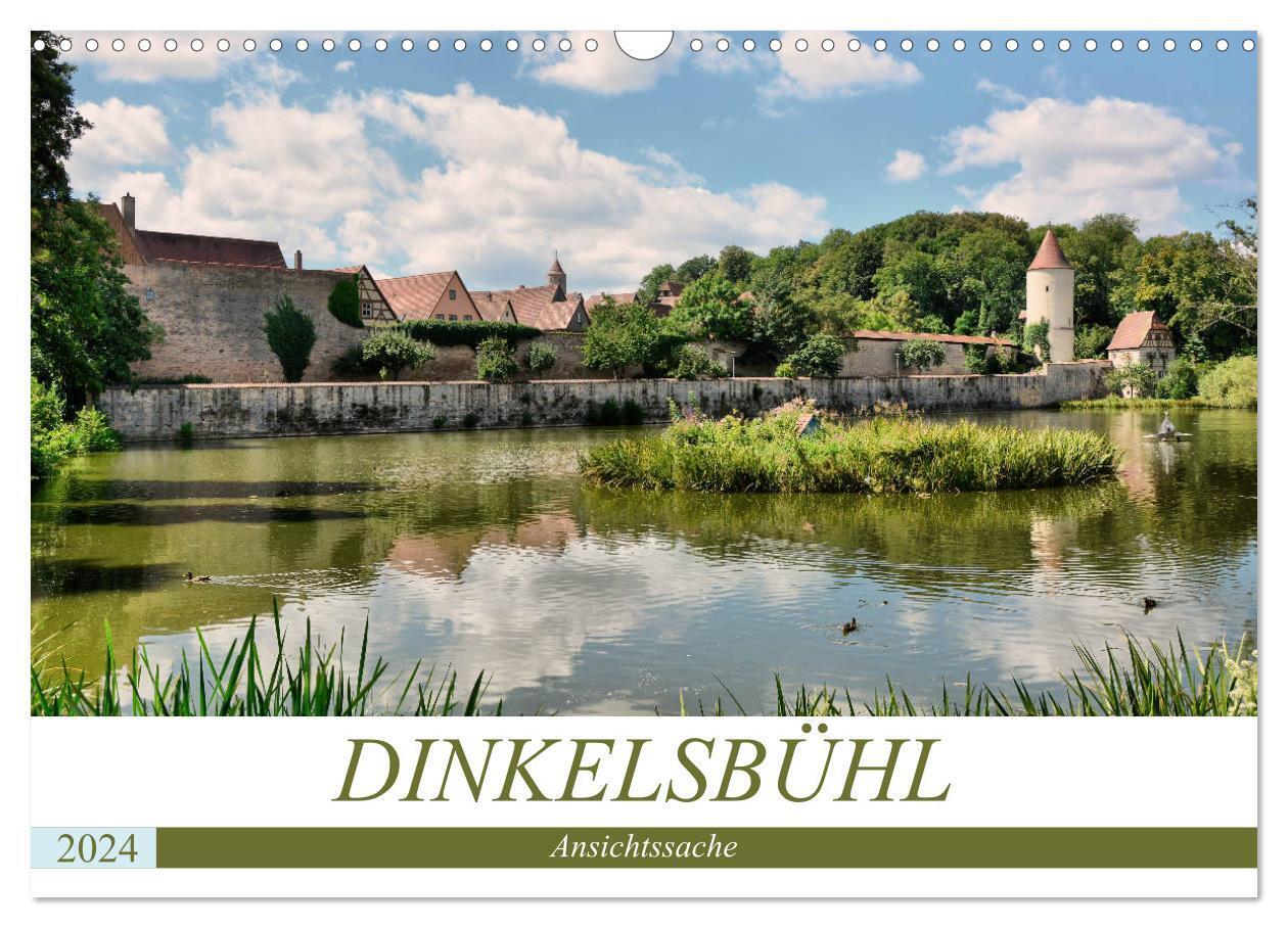 Dinkelsbühl - Ansichtssache (Wandkalender 2024 DIN A3 quer), CALVENDO Monatskalender