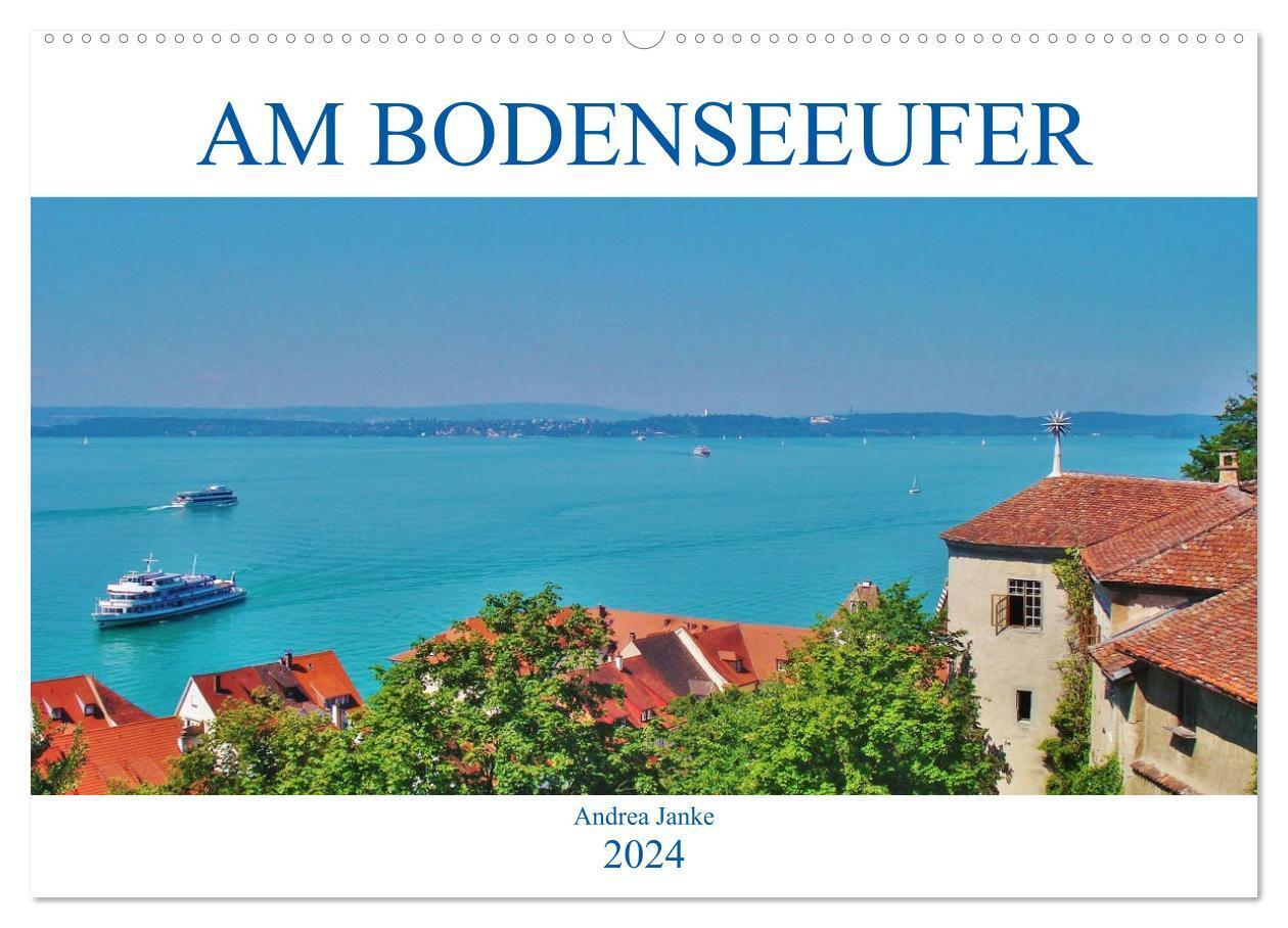 Am Bodenseeufer (Wandkalender 2024 DIN A2 quer), CALVENDO Monatskalender