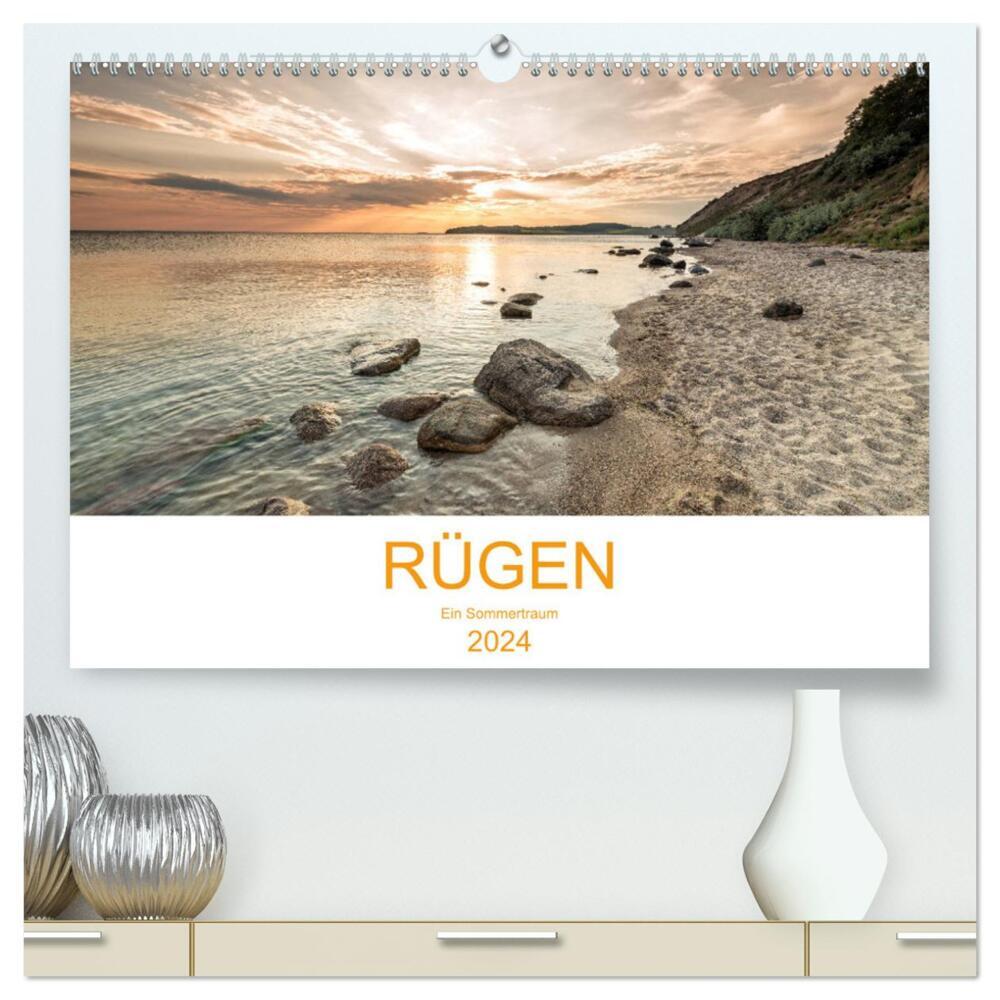 Rügen ein Sommertraum (hochwertiger Premium Wandkalender 2024 DIN A2 quer), Kunstdruck in Hochglanz
