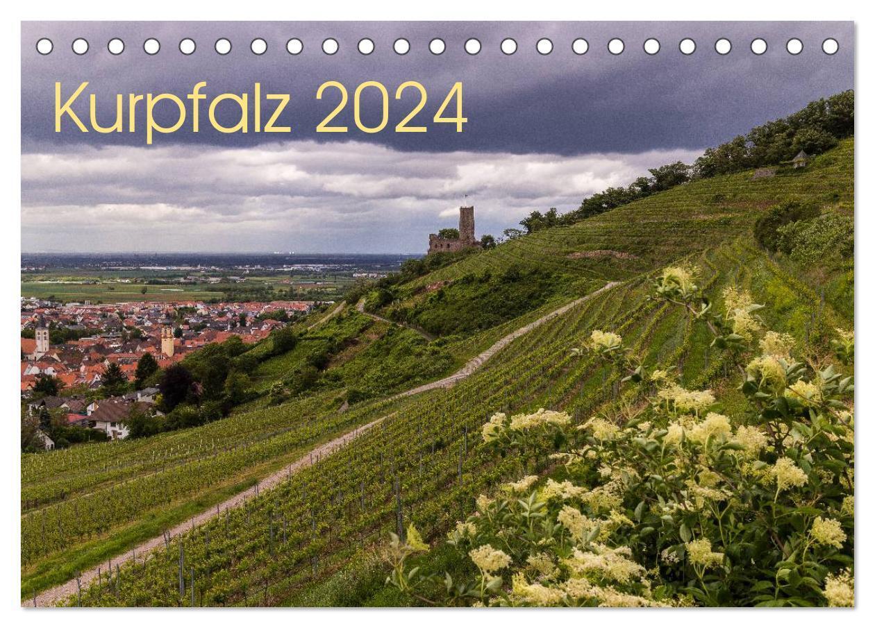 Kurpfalz 2024 (Tischkalender 2024 DIN A5 quer), CALVENDO Monatskalender