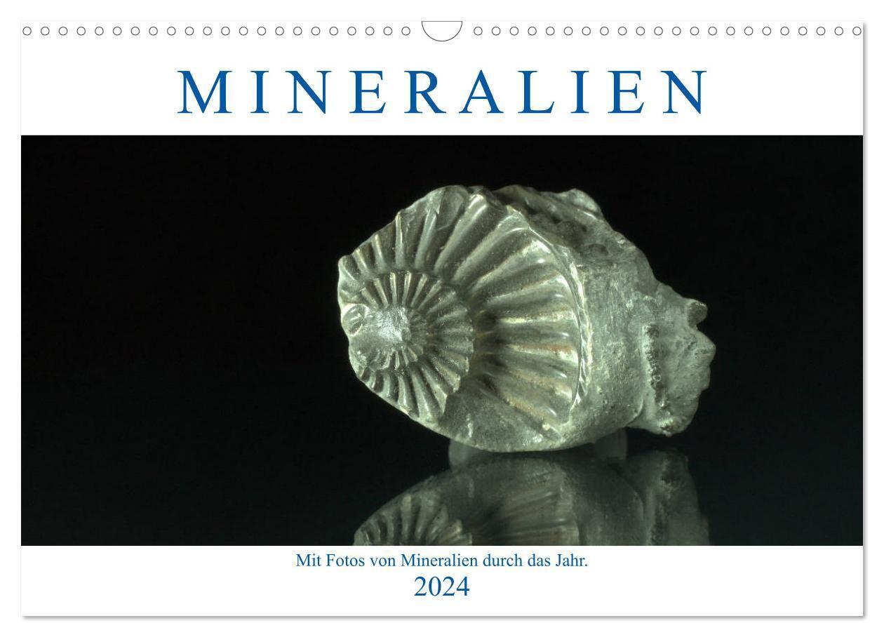 Mineralien (Wandkalender 2024 DIN A3 quer), CALVENDO Monatskalender