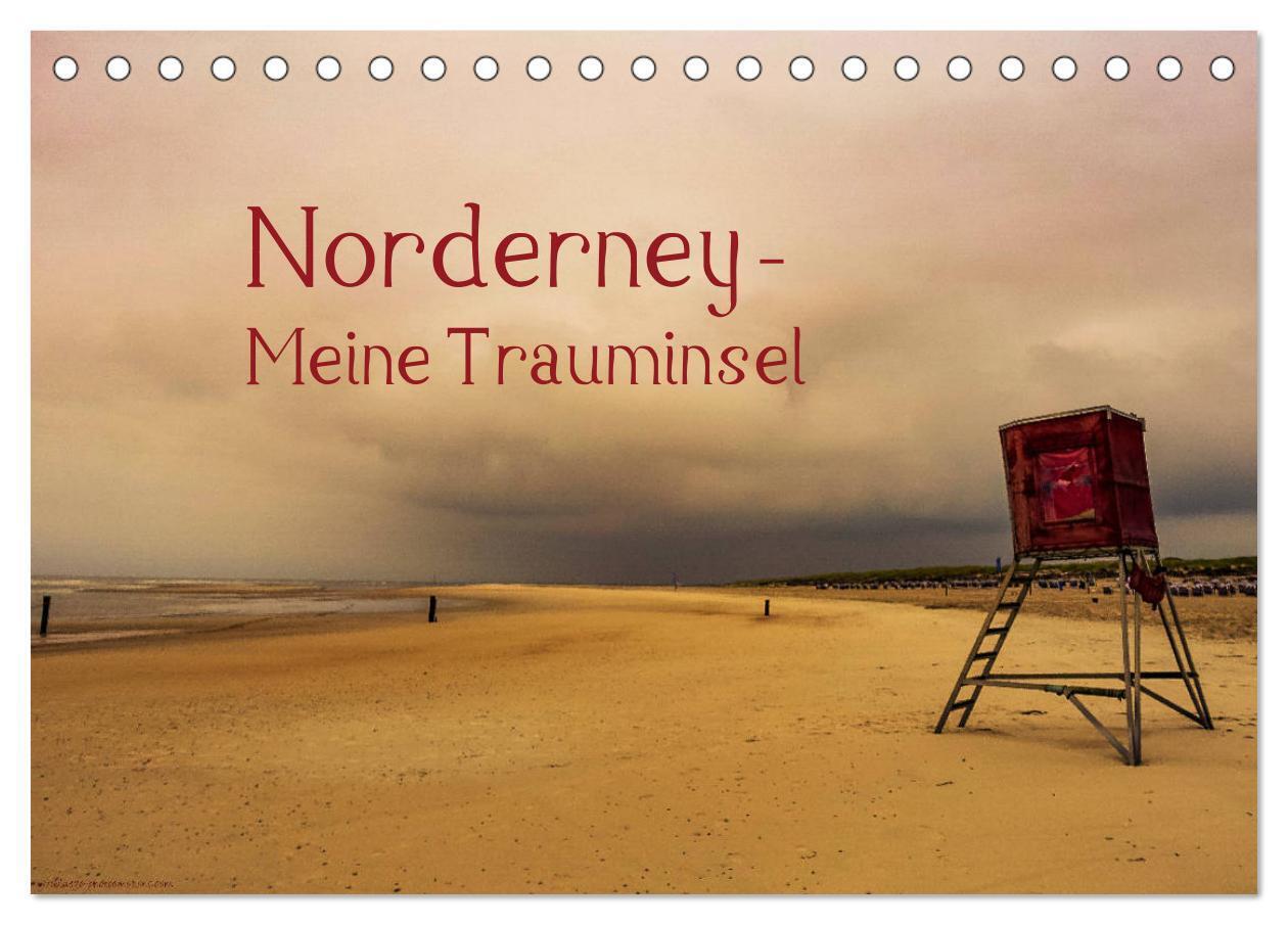 Norderney - Meine Trauminsel (Tischkalender 2024 DIN A5 quer), CALVENDO Monatskalender