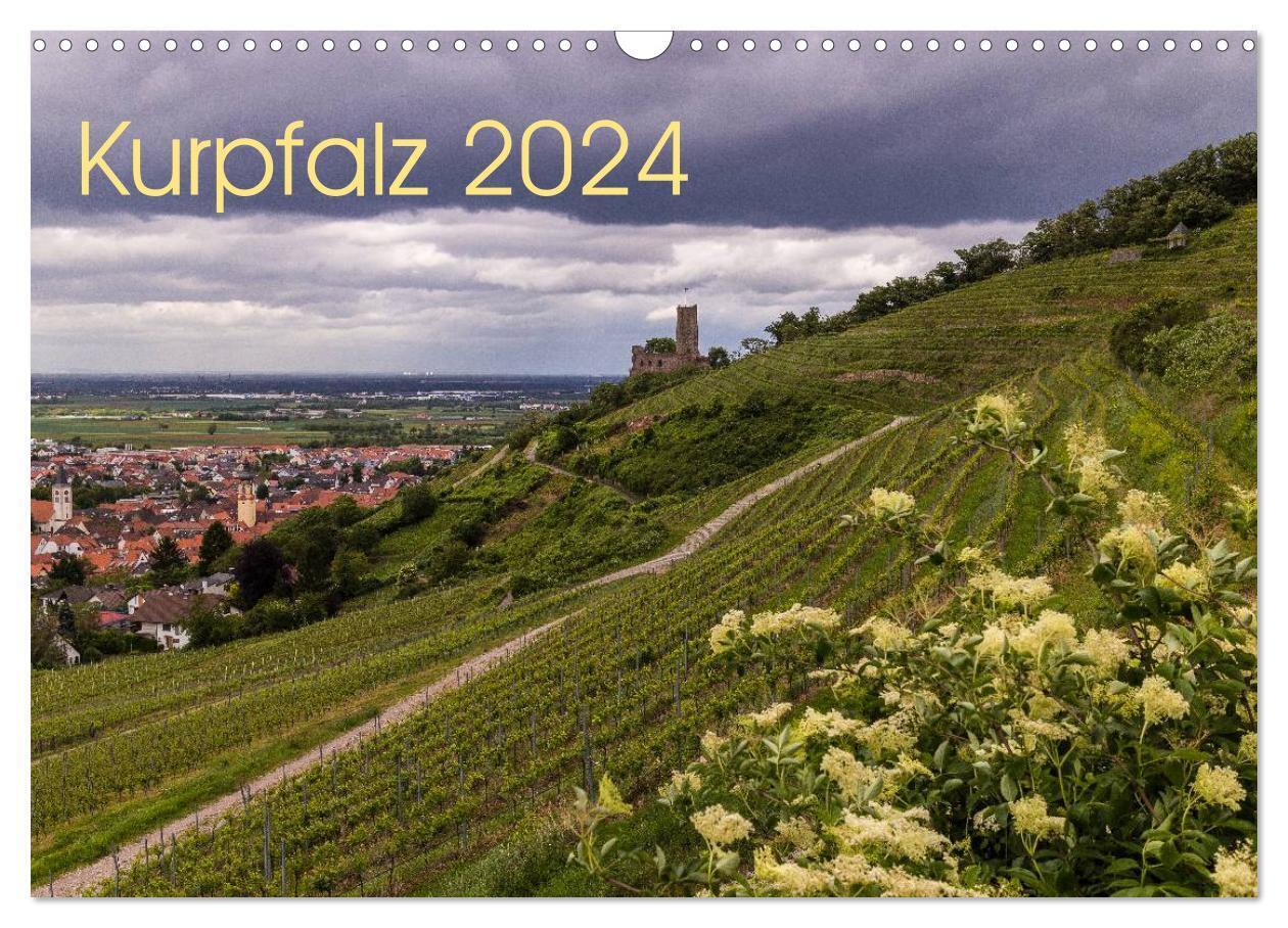 Kurpfalz 2024 (Wandkalender 2024 DIN A3 quer), CALVENDO Monatskalender