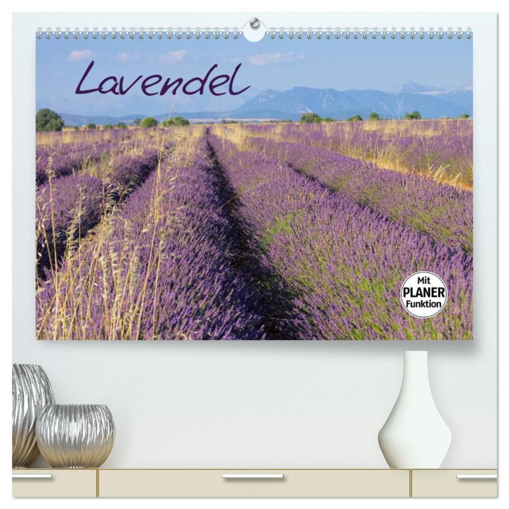 Lavendel (hochwertiger Premium Wandkalender 2024 DIN A2 quer), Kunstdruck in Hochglanz