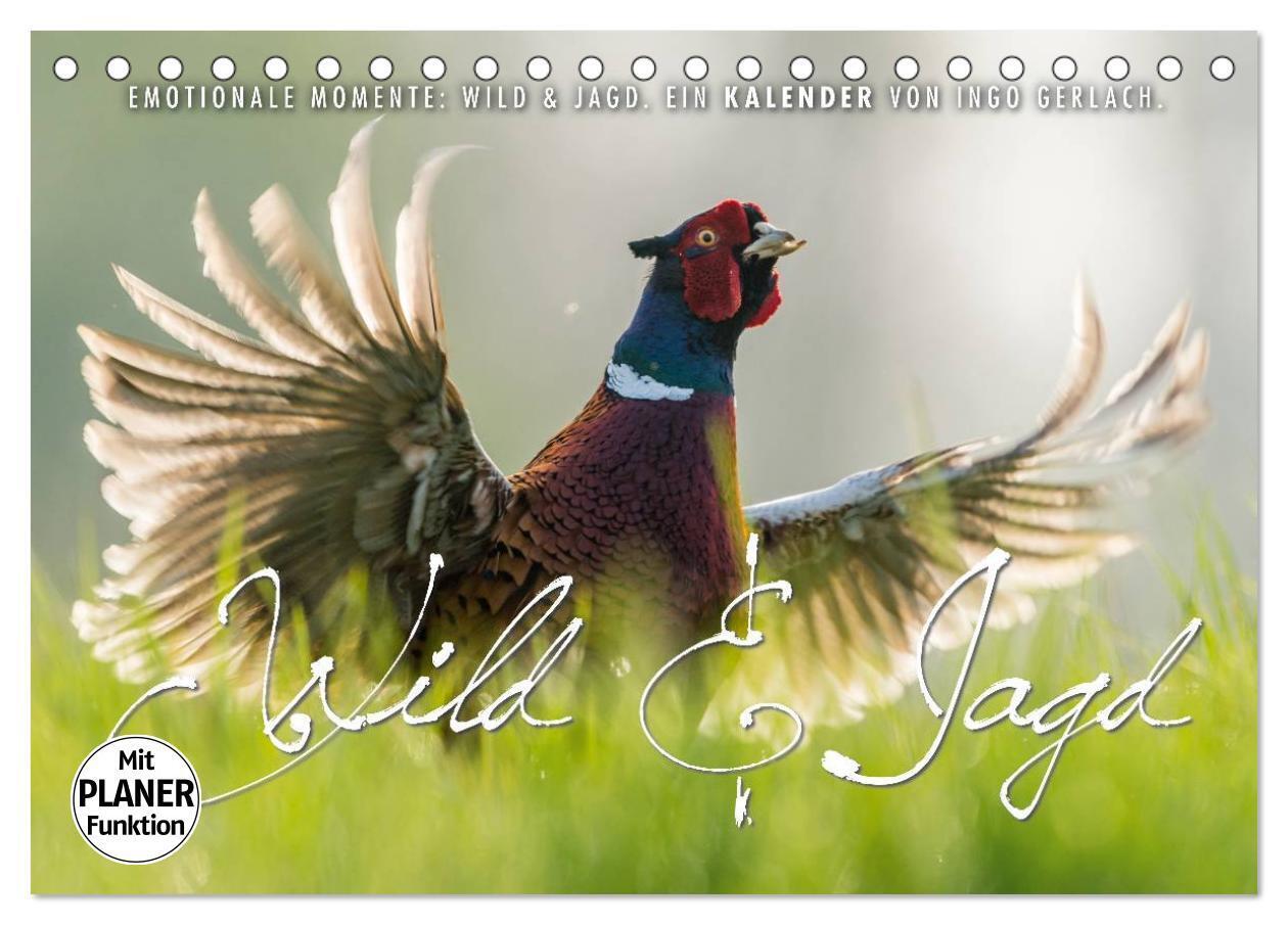 Emotionale Momente: Wild und Jagd. (Tischkalender 2024 DIN A5 quer), CALVENDO Monatskalender