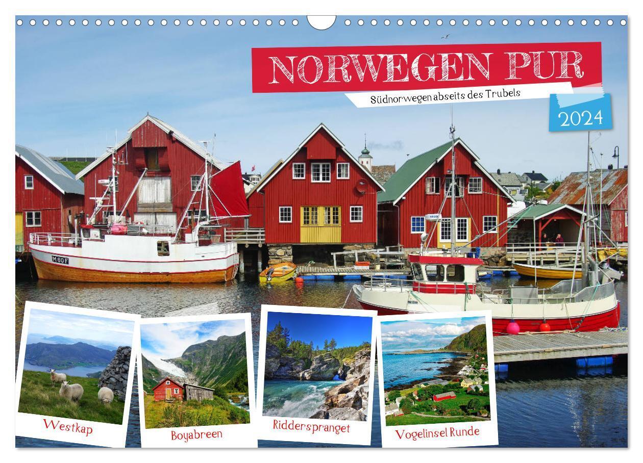 Norwegen PUR (Wandkalender 2024 DIN A3 quer), CALVENDO Monatskalender