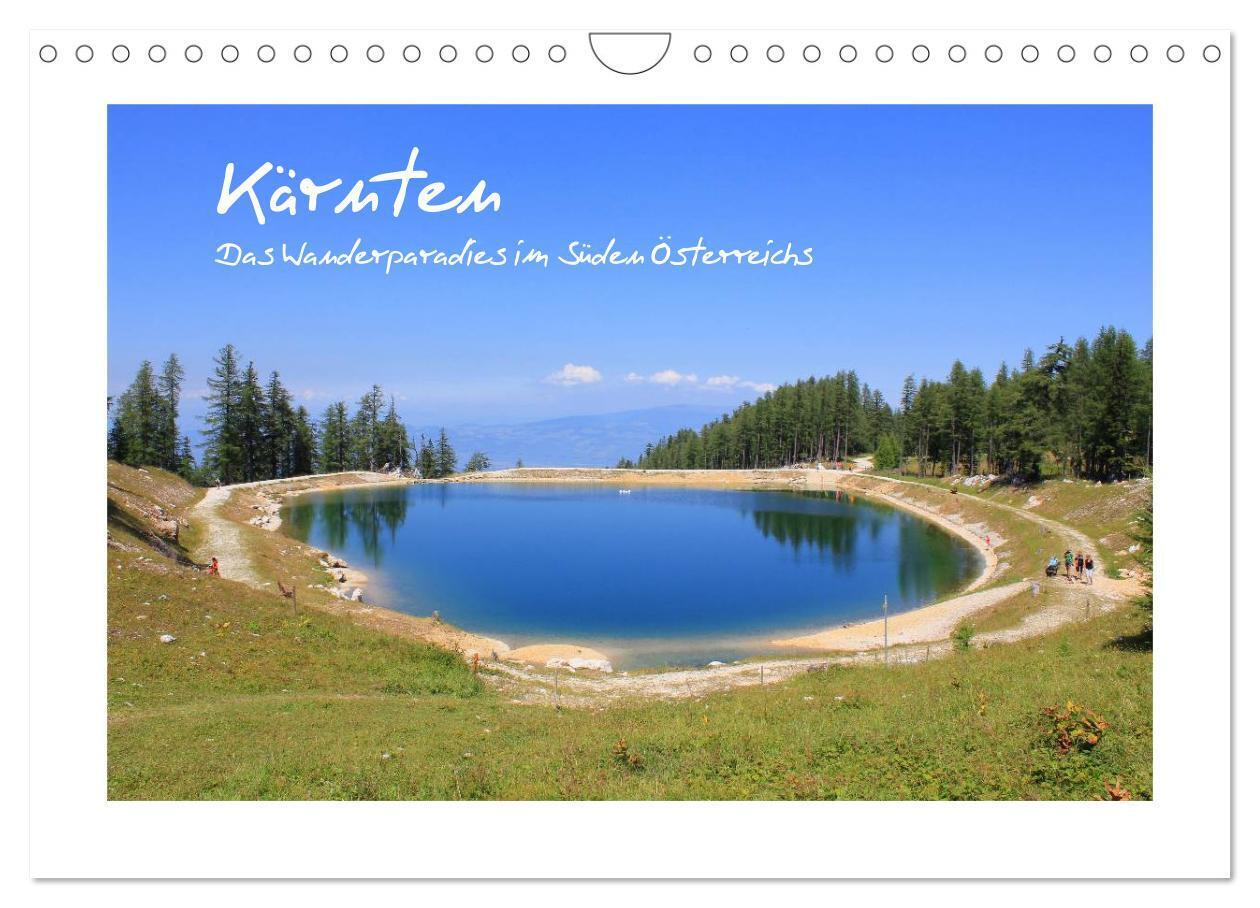 Kärnten - Das Wanderparadies im Süden Österreichs (Wandkalender 2024 DIN A4 quer), CALVENDO Monatskalender