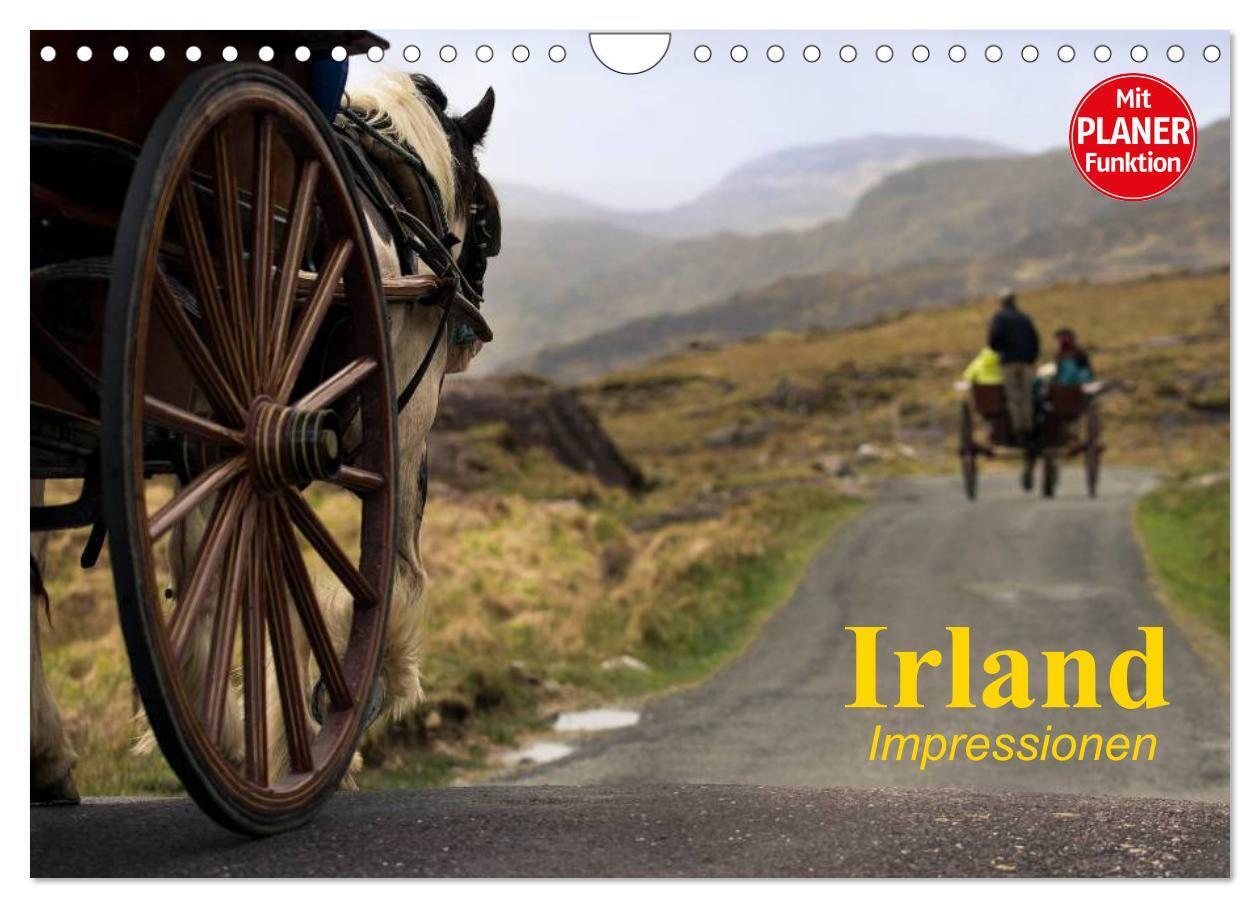 Irland. Impressionen (Wandkalender 2024 DIN A4 quer), CALVENDO Monatskalender