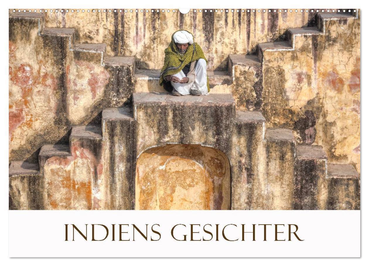 Indiens Gesichter (Wandkalender 2024 DIN A2 quer), CALVENDO Monatskalender