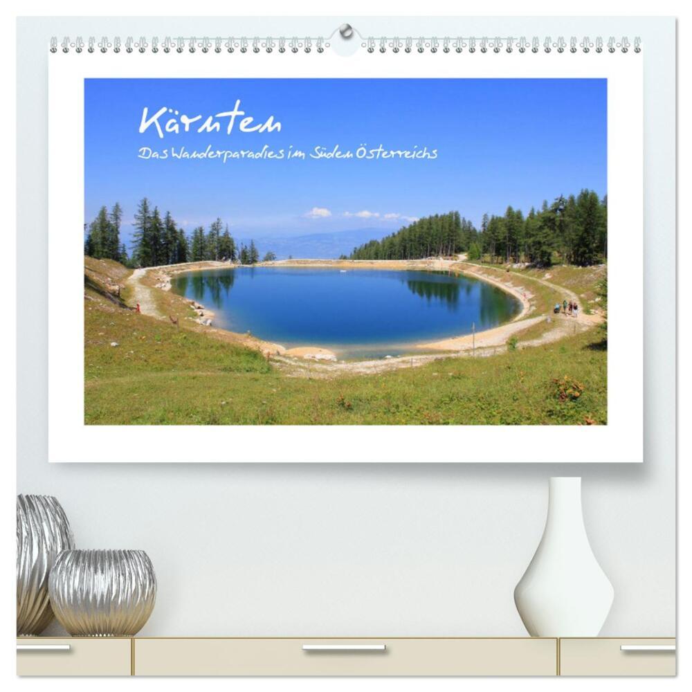 Kärnten - Das Wanderparadies im Süden Österreichs (hochwertiger Premium Wandkalender 2024 DIN A2 quer), Kunstdruck in Hochglanz