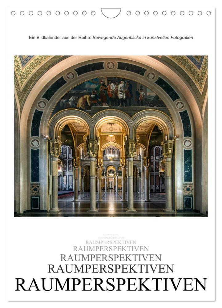 Raumperspektiven (Wandkalender 2024 DIN A4 hoch), CALVENDO Monatskalender