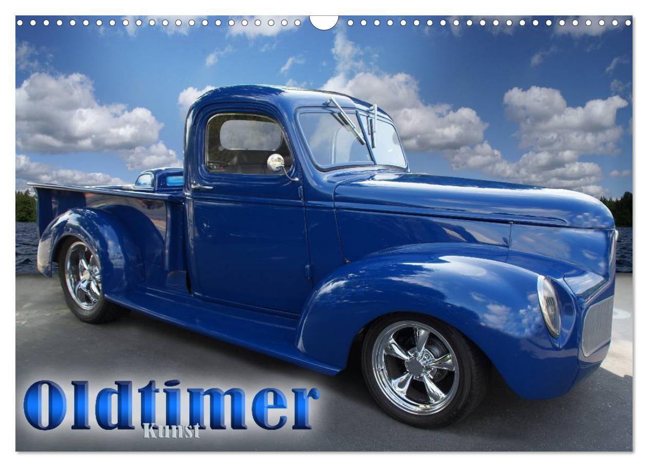 Oldtimer-Kunst (Wandkalender 2024 DIN A3 quer), CALVENDO Monatskalender