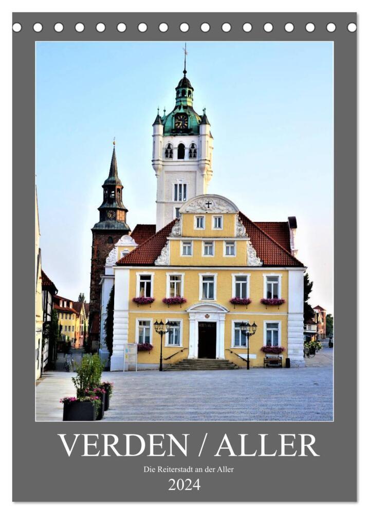 Verden - Aller (Tischkalender 2024 DIN A5 hoch), CALVENDO Monatskalender