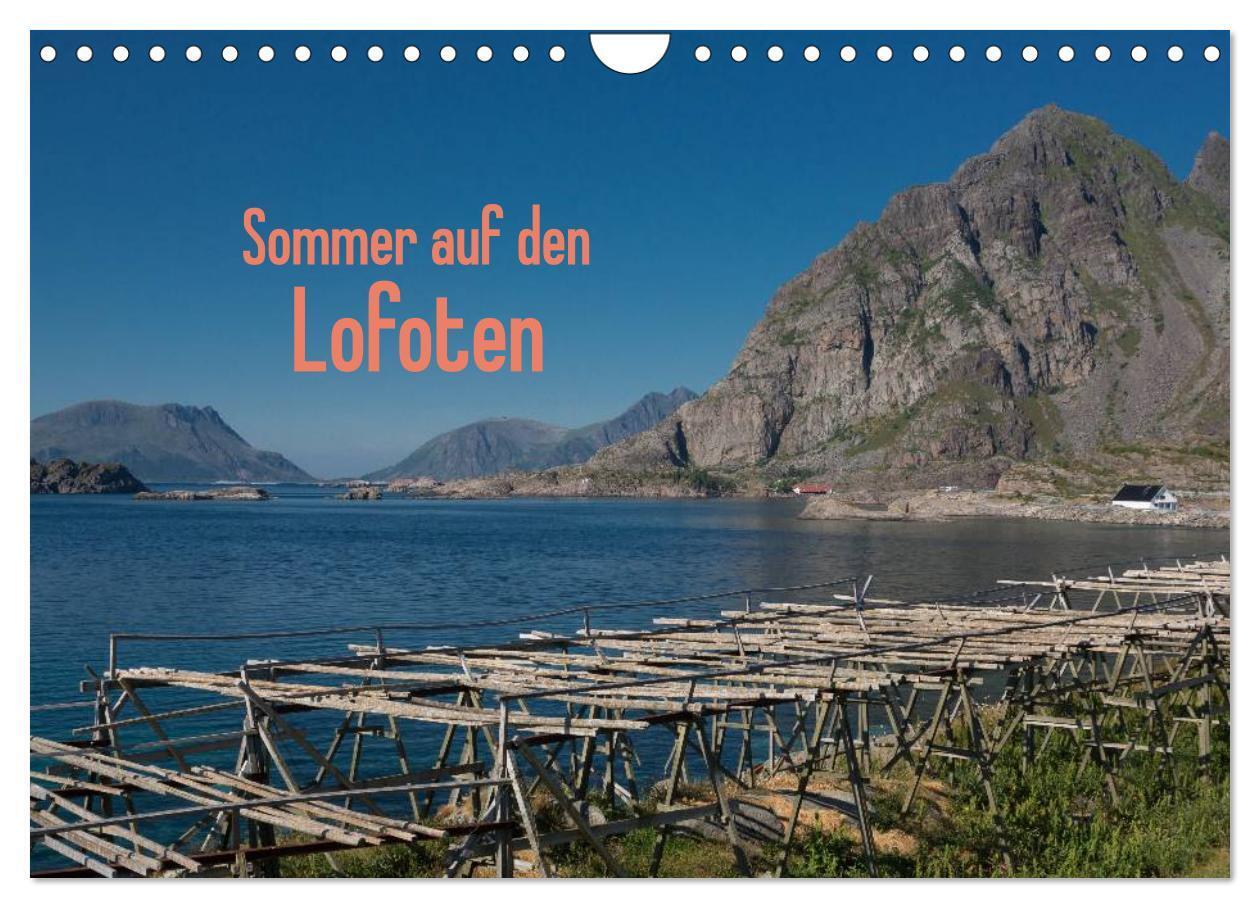 Sommer auf den Lofoten (Wandkalender 2024 DIN A4 quer), CALVENDO Monatskalender