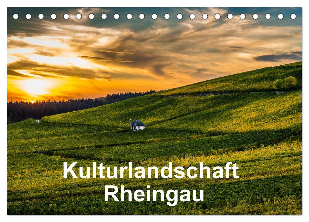 Kulturlandschaft Rheingau (Tischkalender 2024 DIN A5 quer), CALVENDO Monatskalender