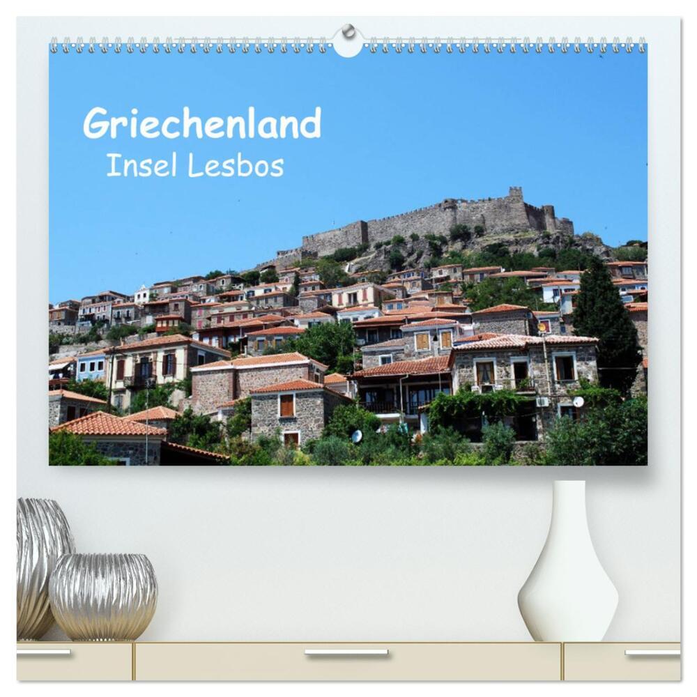 Griechenland - Insel Lesbos (hochwertiger Premium Wandkalender 2024 DIN A2 quer), Kunstdruck in Hochglanz