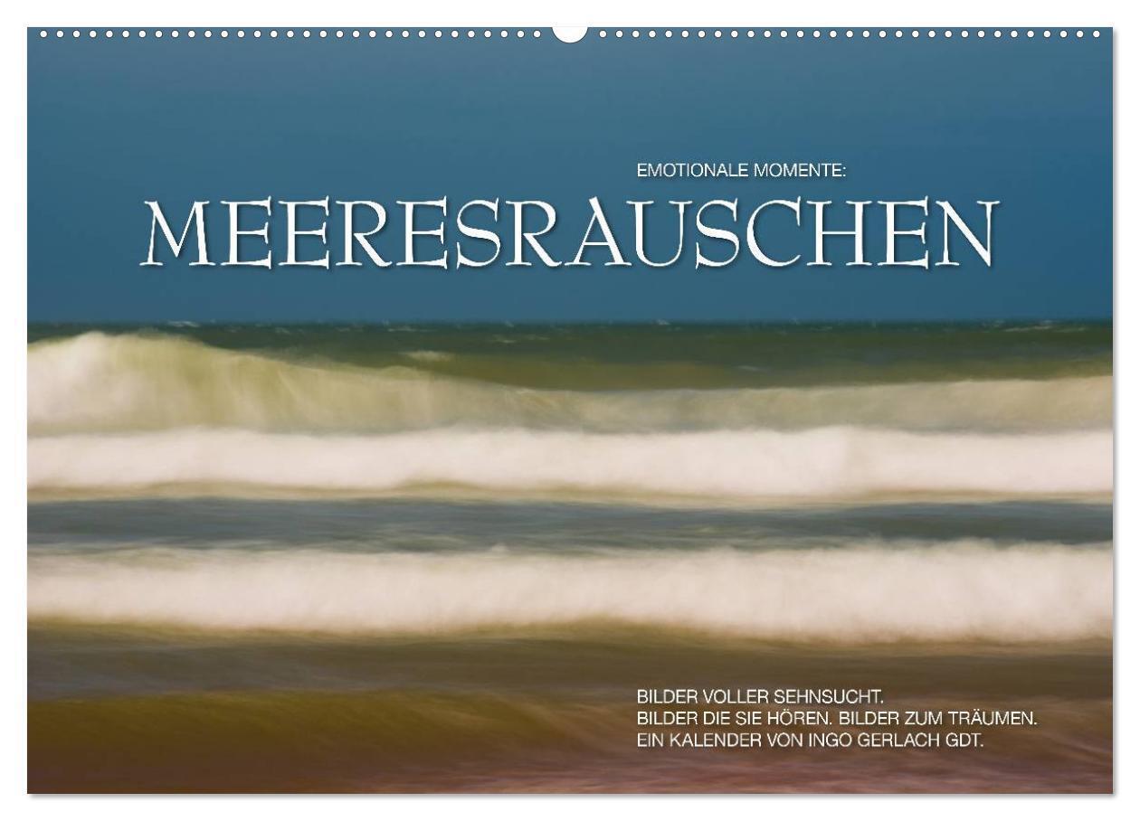 Emotionale Momente: Meeresrauschen / CH-Version (Wandkalender 2024 DIN A2 quer), CALVENDO Monatskalender