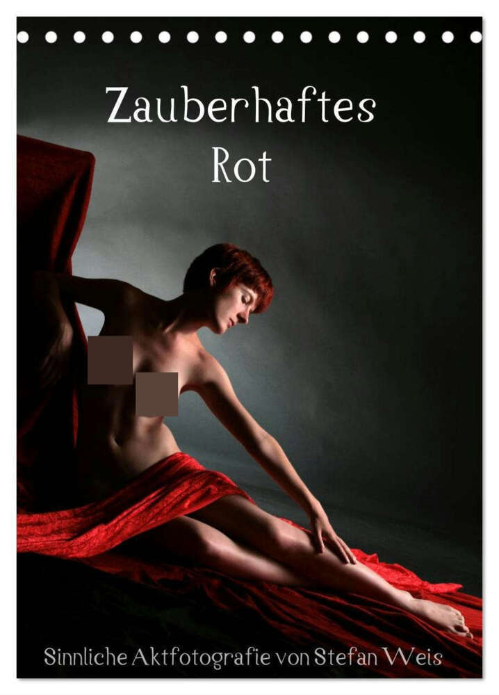 Zauberhaftes Rot (Tischkalender 2024 DIN A5 hoch), CALVENDO Monatskalender