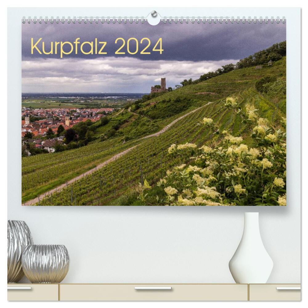 Kurpfalz 2024 (hochwertiger Premium Wandkalender 2024 DIN A2 quer), Kunstdruck in Hochglanz
