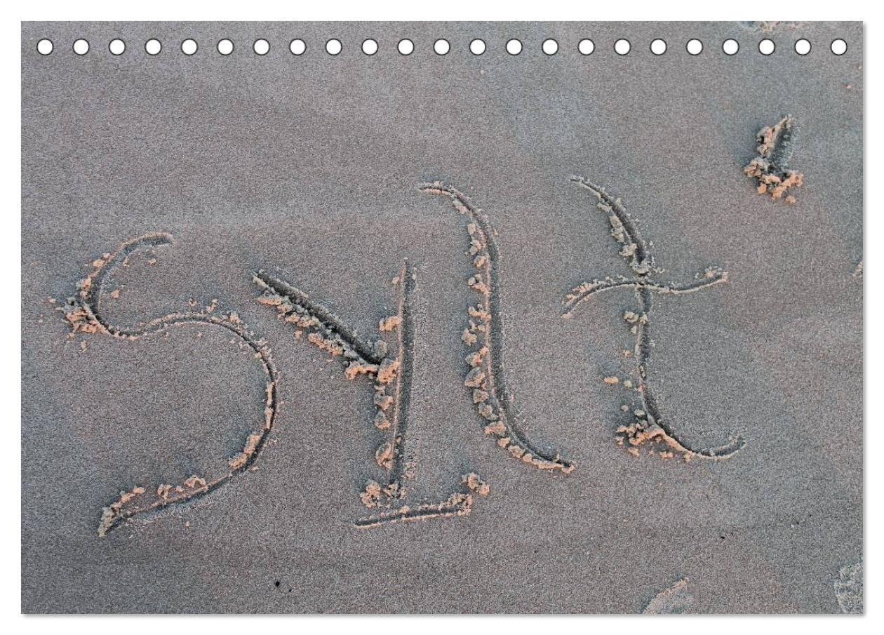 Sylt 2024 (Tischkalender 2024 DIN A5 quer), CALVENDO Monatskalender