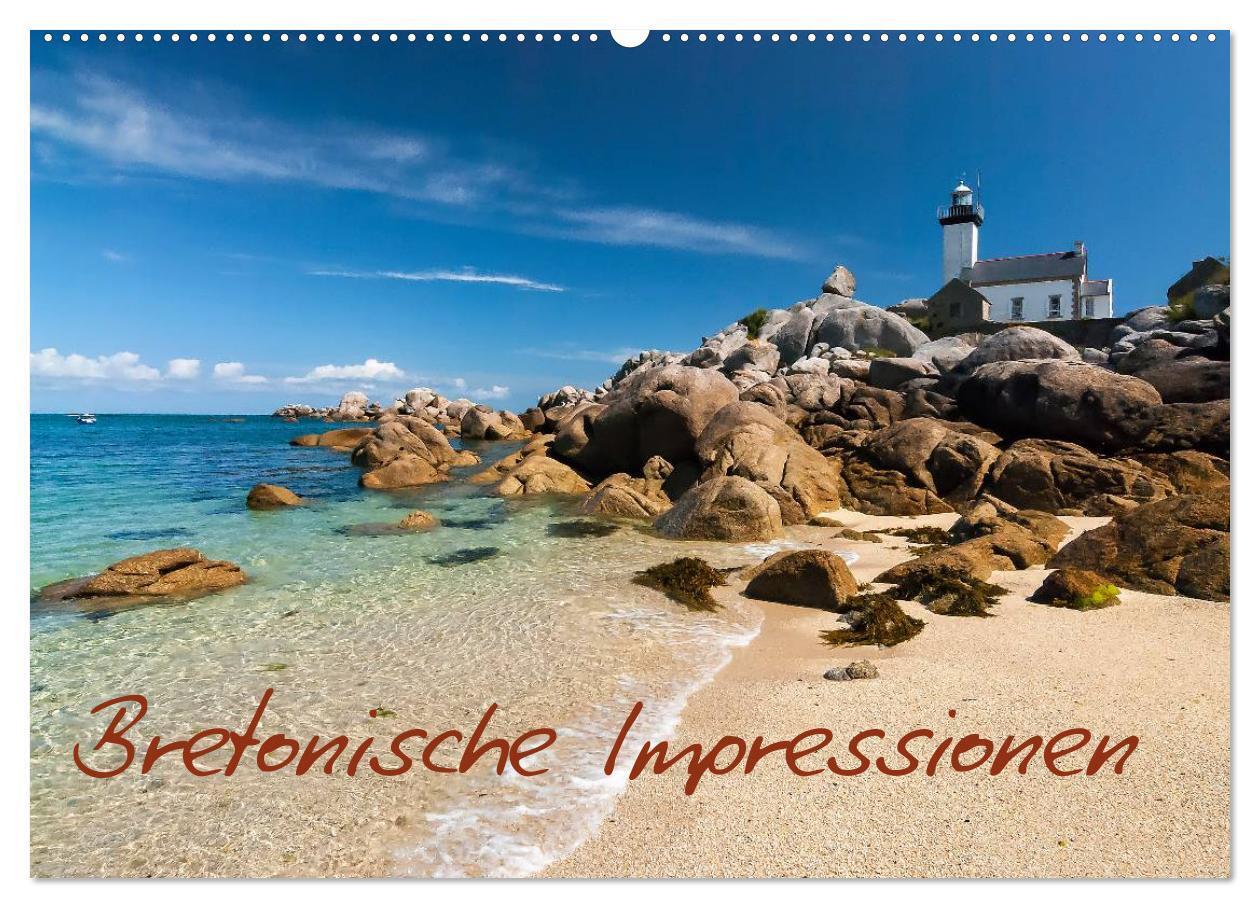 Bretonische Impressionen (Wandkalender 2024 DIN A2 quer), CALVENDO Monatskalender