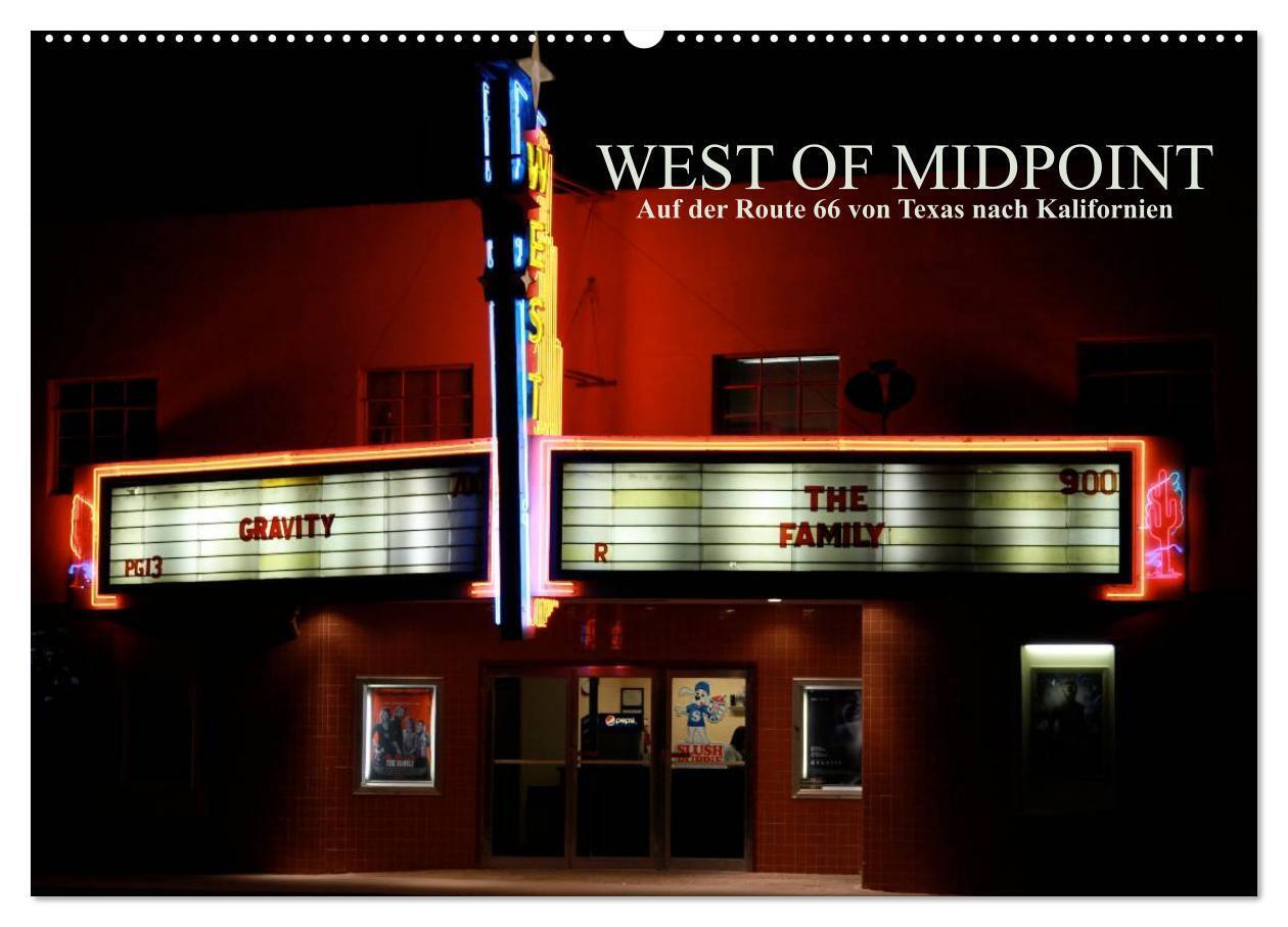 West of Midpoint (Wandkalender 2024 DIN A2 quer), CALVENDO Monatskalender