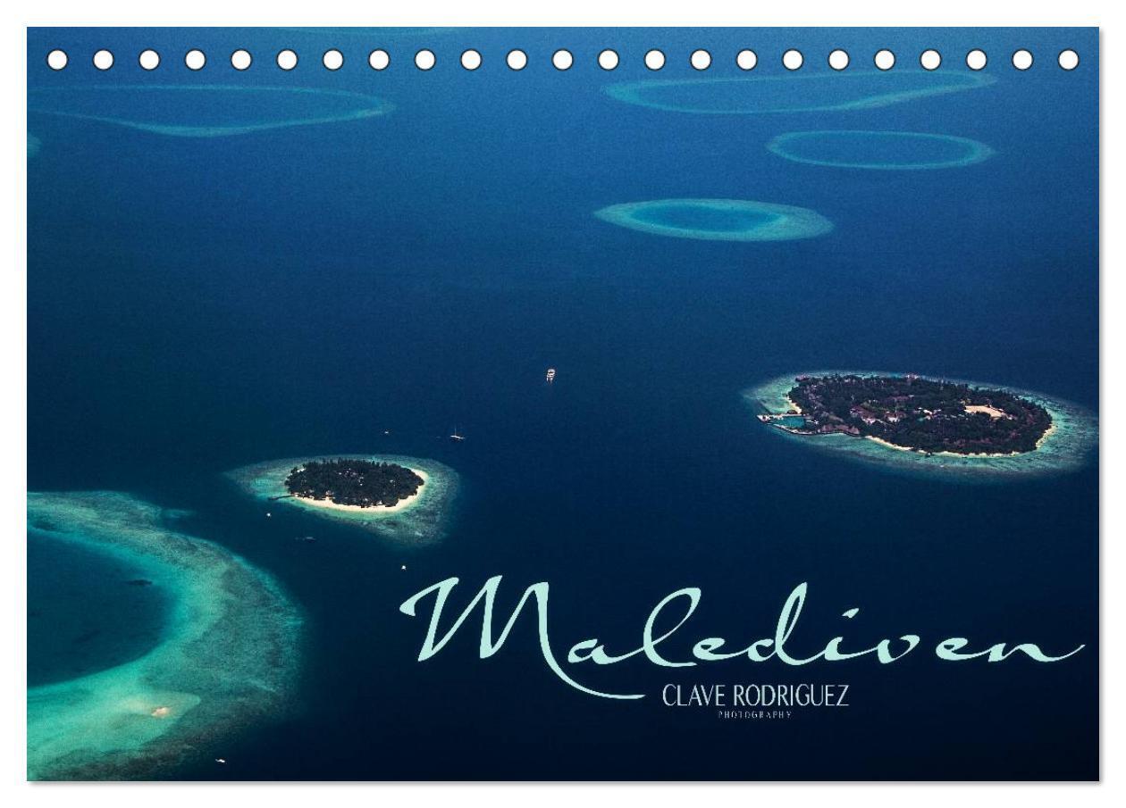 Malediven - Das Paradies im Indischen Ozean IV (Tischkalender 2024 DIN A5 quer), CALVENDO Monatskalender
