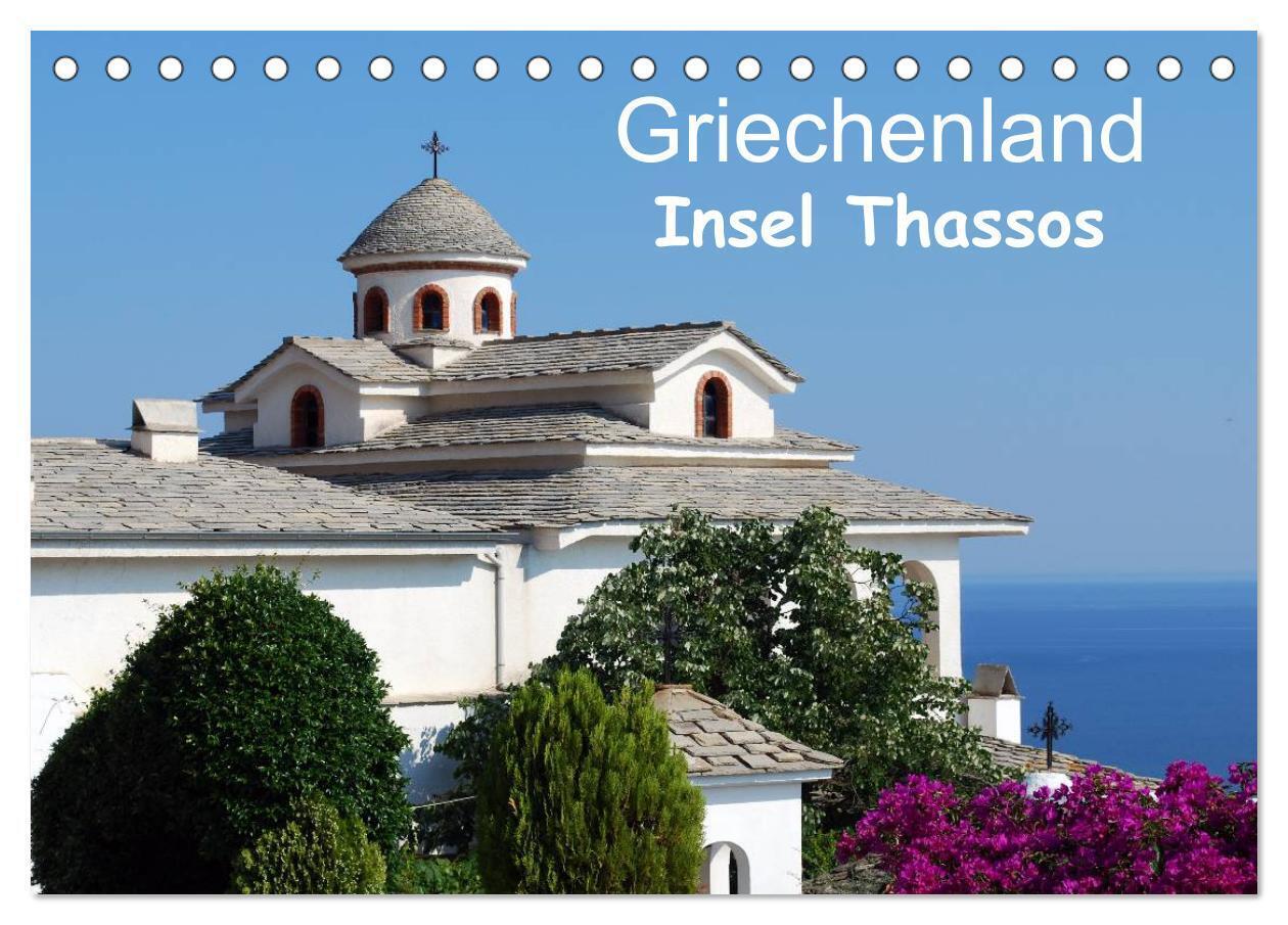 Griechenland - Insel Thassos (Tischkalender 2024 DIN A5 quer), CALVENDO Monatskalender