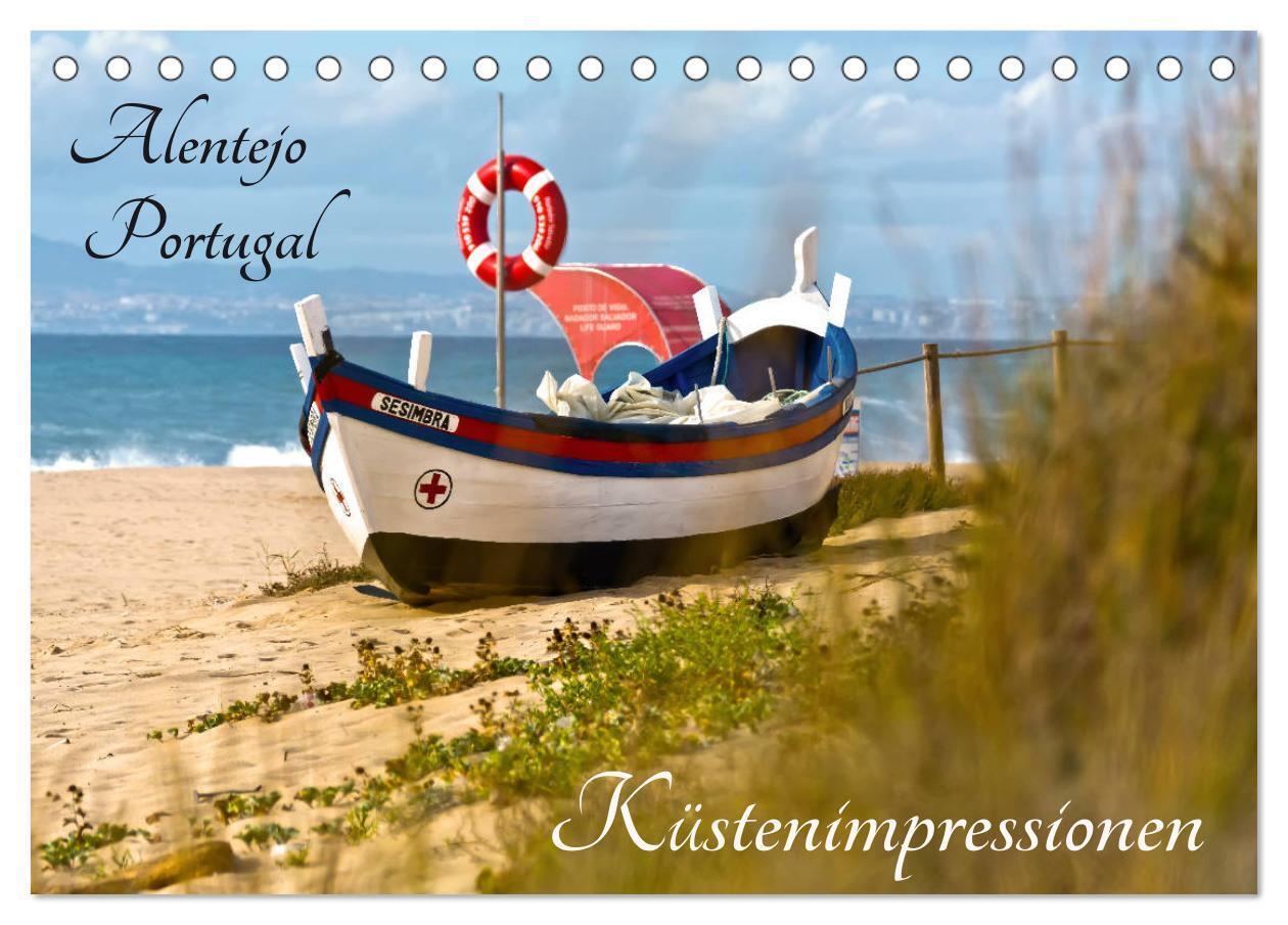 Alentejo Portugal - Küstenimpressionen (Tischkalender 2024 DIN A5 quer), CALVENDO Monatskalender