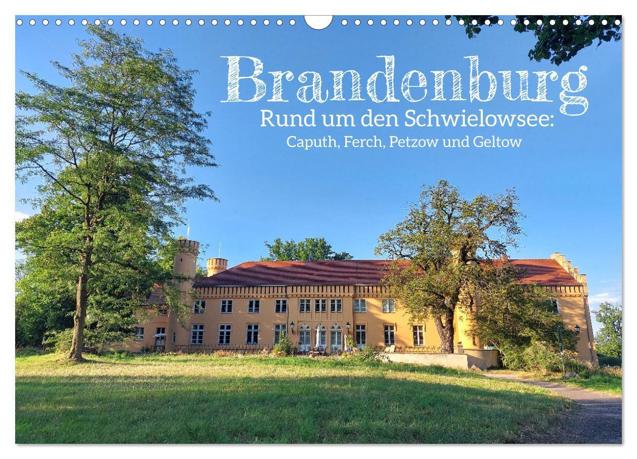 Brandenburg - Rund um den Schwielowsee (Wandkalender 2024 DIN A3 quer), CALVENDO Monatskalender