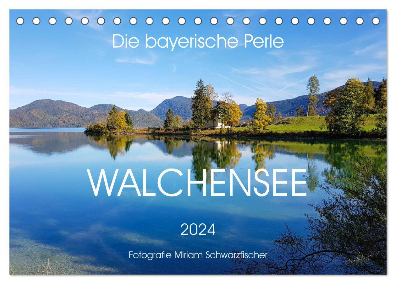 Walchensee (Tischkalender 2024 DIN A5 quer), CALVENDO Monatskalender