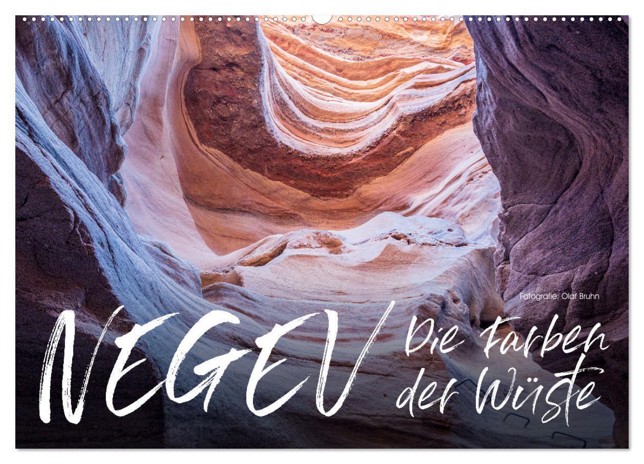 Negev - die Farben der Wüste (Wandkalender 2024 DIN A2 quer), CALVENDO Monatskalender