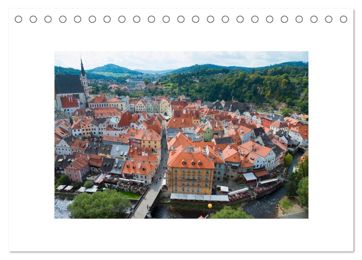 Ceský Krumlov - Böhmisch Krumau (Tischkalender 2024 DIN A5 quer), CALVENDO Monatskalender