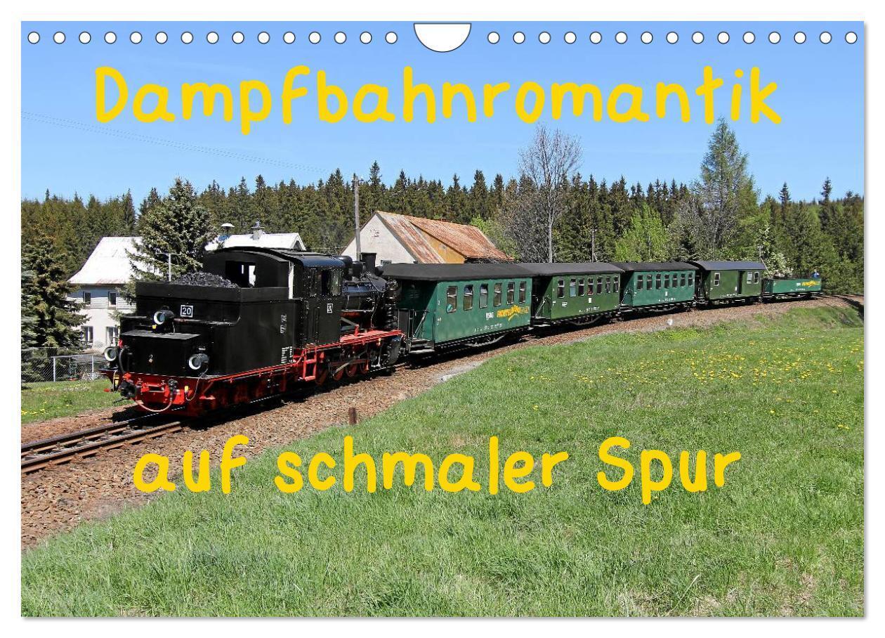 Dampfbahnromantik auf schmaler Spur (Wandkalender 2024 DIN A4 quer), CALVENDO Monatskalender