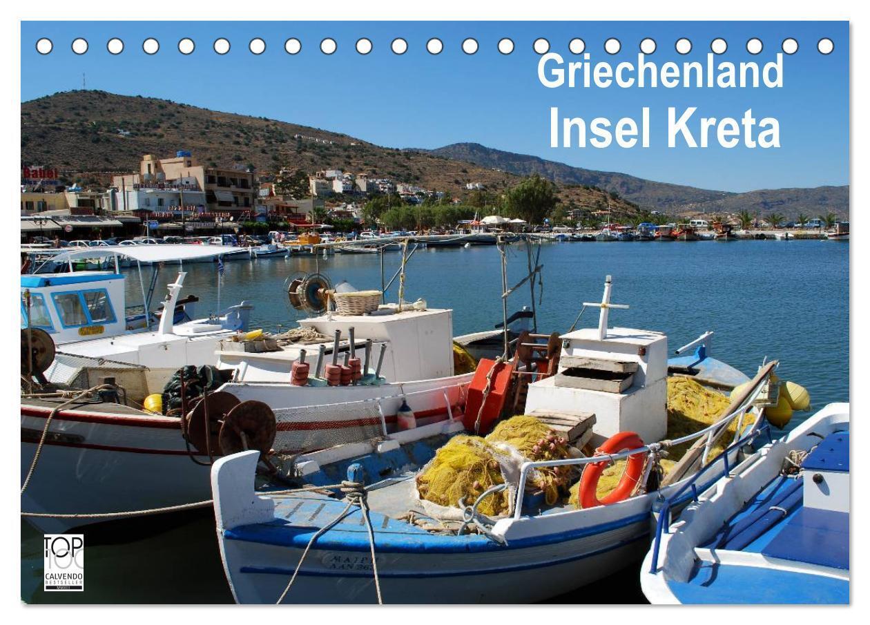 Griechenland - Insel Kreta (Tischkalender 2024 DIN A5 quer), CALVENDO Monatskalender